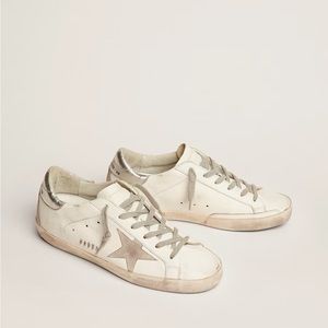 COPY - Golden goose women’s 7.5/8m w suede star and metal lettering. EUC!
